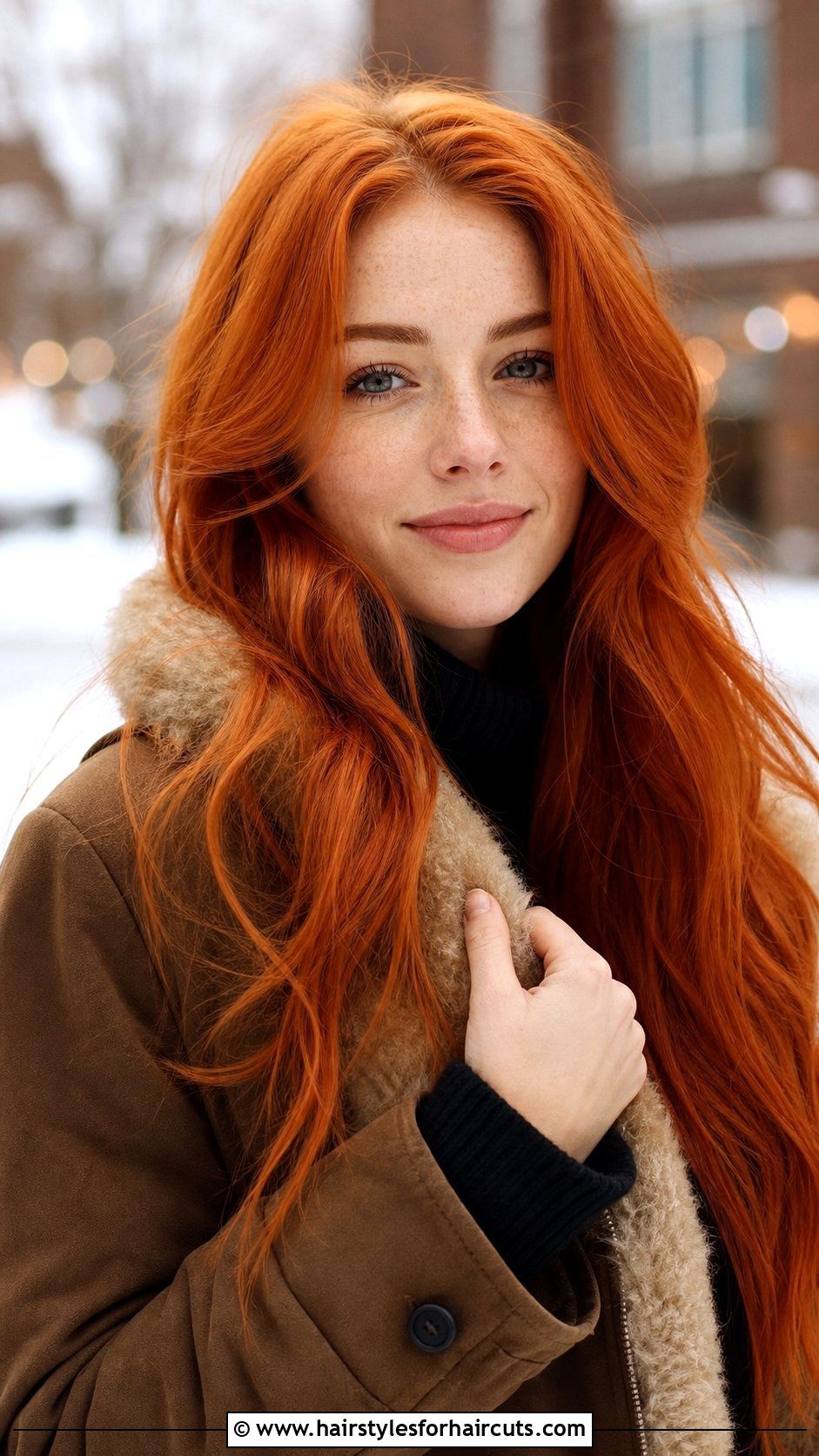Ginger Orange Long Hair - 25 dye hairstyles - 25 dye hairstyles