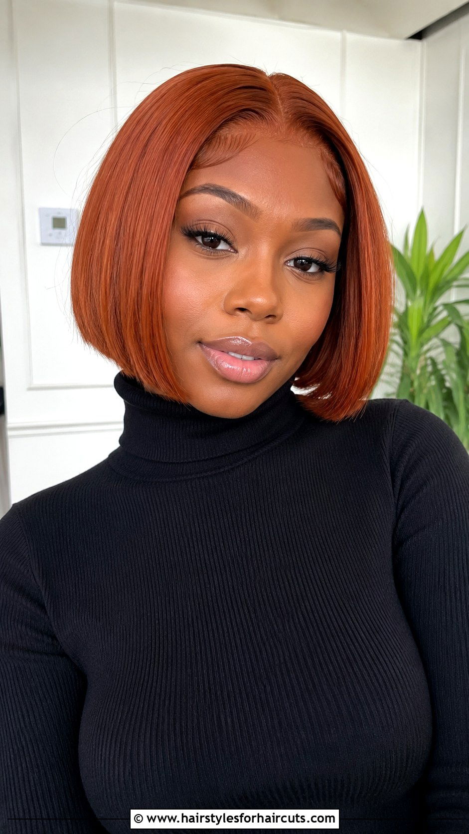 Ginger Red Bob Weave - 25 african ladies haircuts - 25 african ladies haircuts