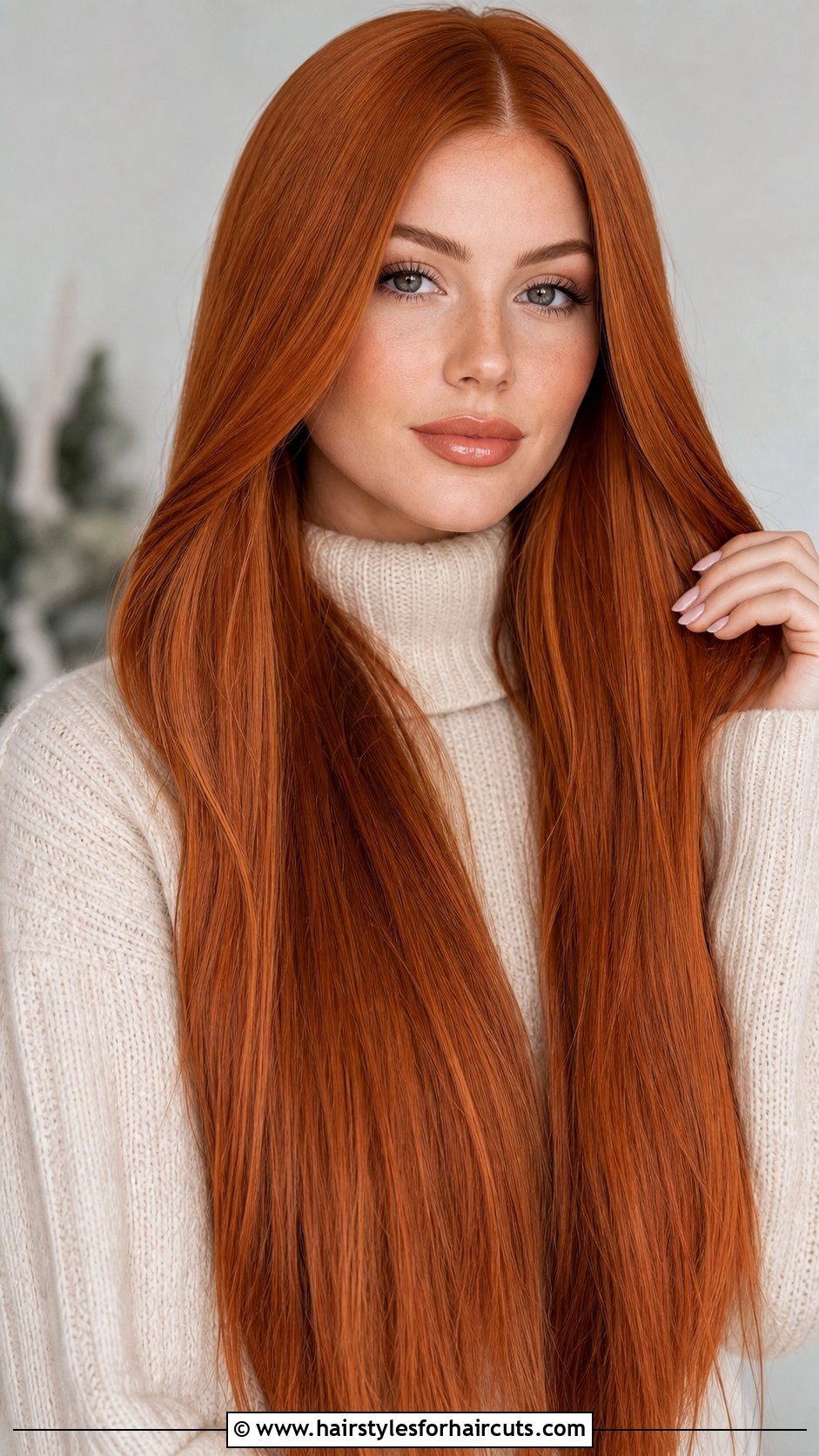 Ginger Red Long Extensions - 25 hairstyles with extensions - 25 hairstyles with extensions