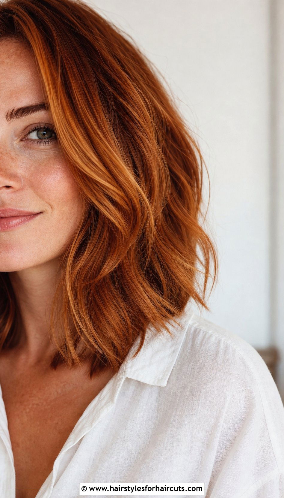 Ginger Shoulder Length Hair - 25 ginger hairstyles - 25 ginger hairstyles