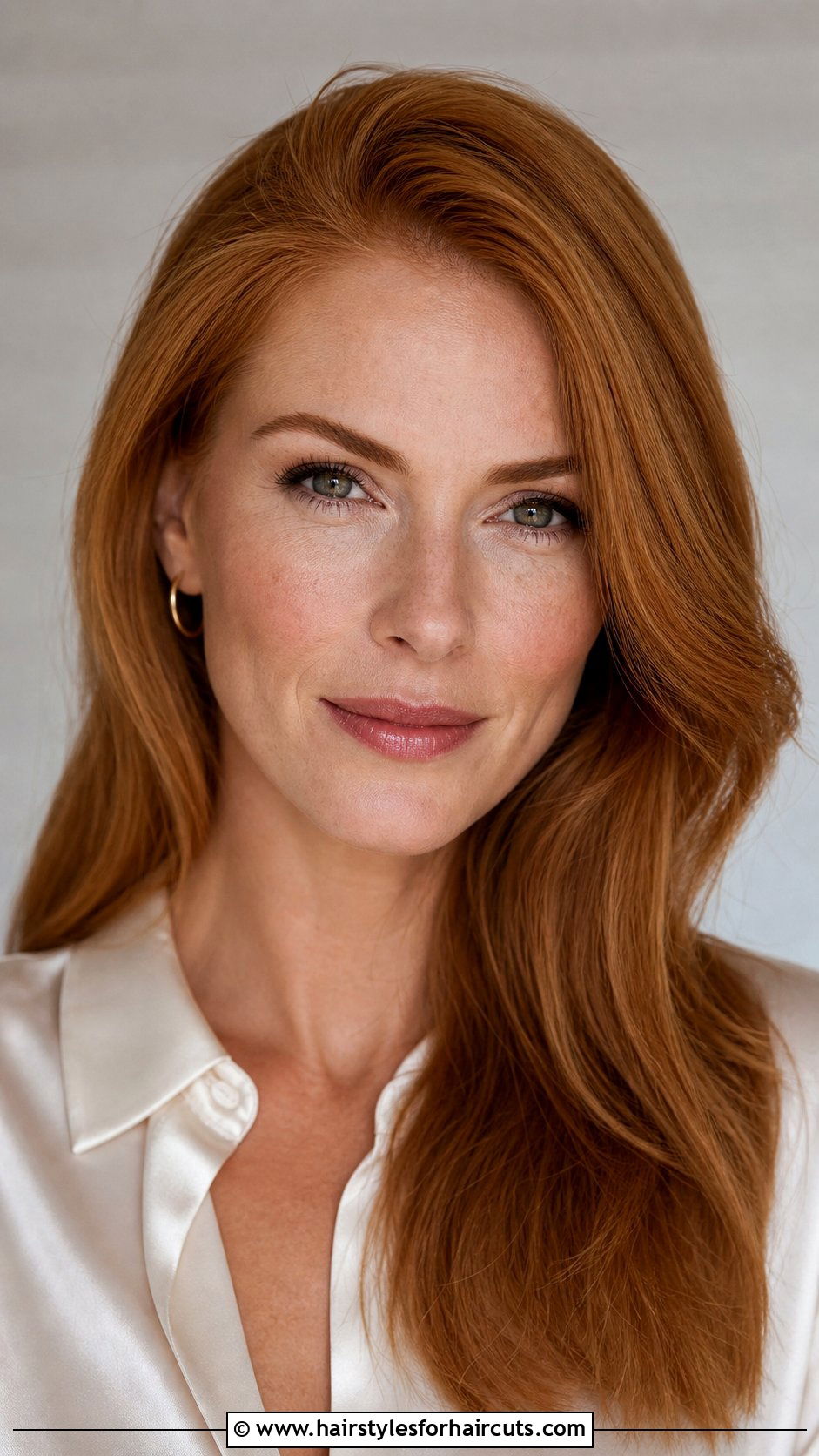 Ginger Side Part Hair - 25 ginger hairstyles - 25 ginger hairstyles