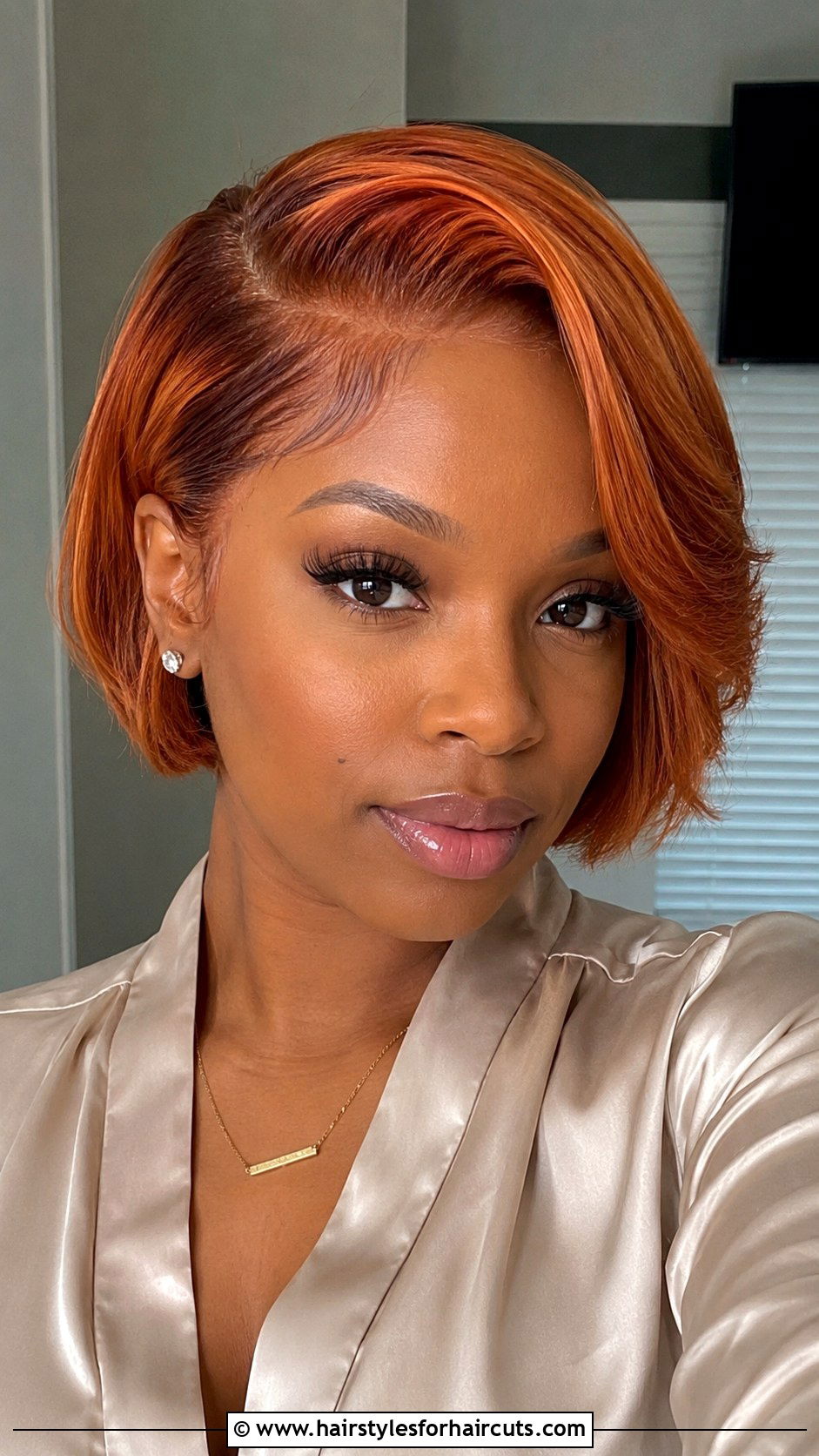 Ginger Side Part Short Bob Black Woman - 25 ginger short haircuts black woman - 25 ginger short haircuts black woman