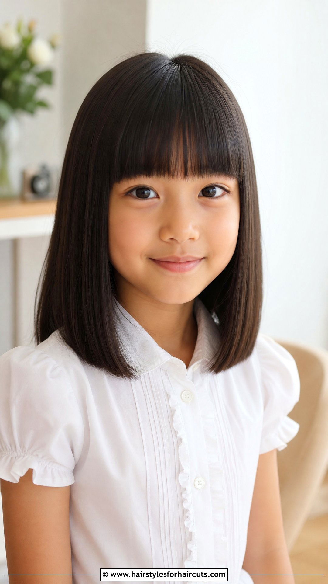 Girls Blunt Cut Haircut - 25 kids haircuts places - 25 kids haircuts places