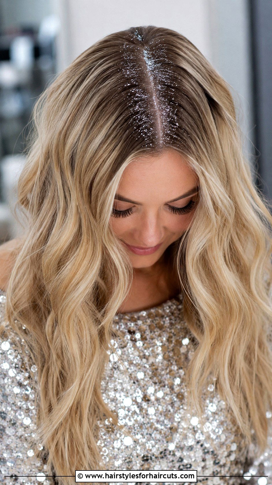 Glitter Roots For Long Hair - 25 birthday hairstyles for long hair - 25 birthday hairstyles for long hair
