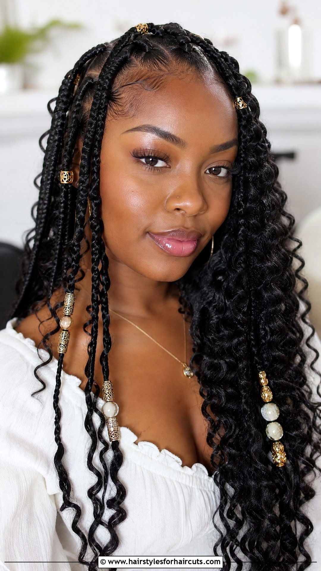 Goddess Box Braids With Beads - 25 goddess hairstyles for black hair - 25 goddess hairstyles for black hair