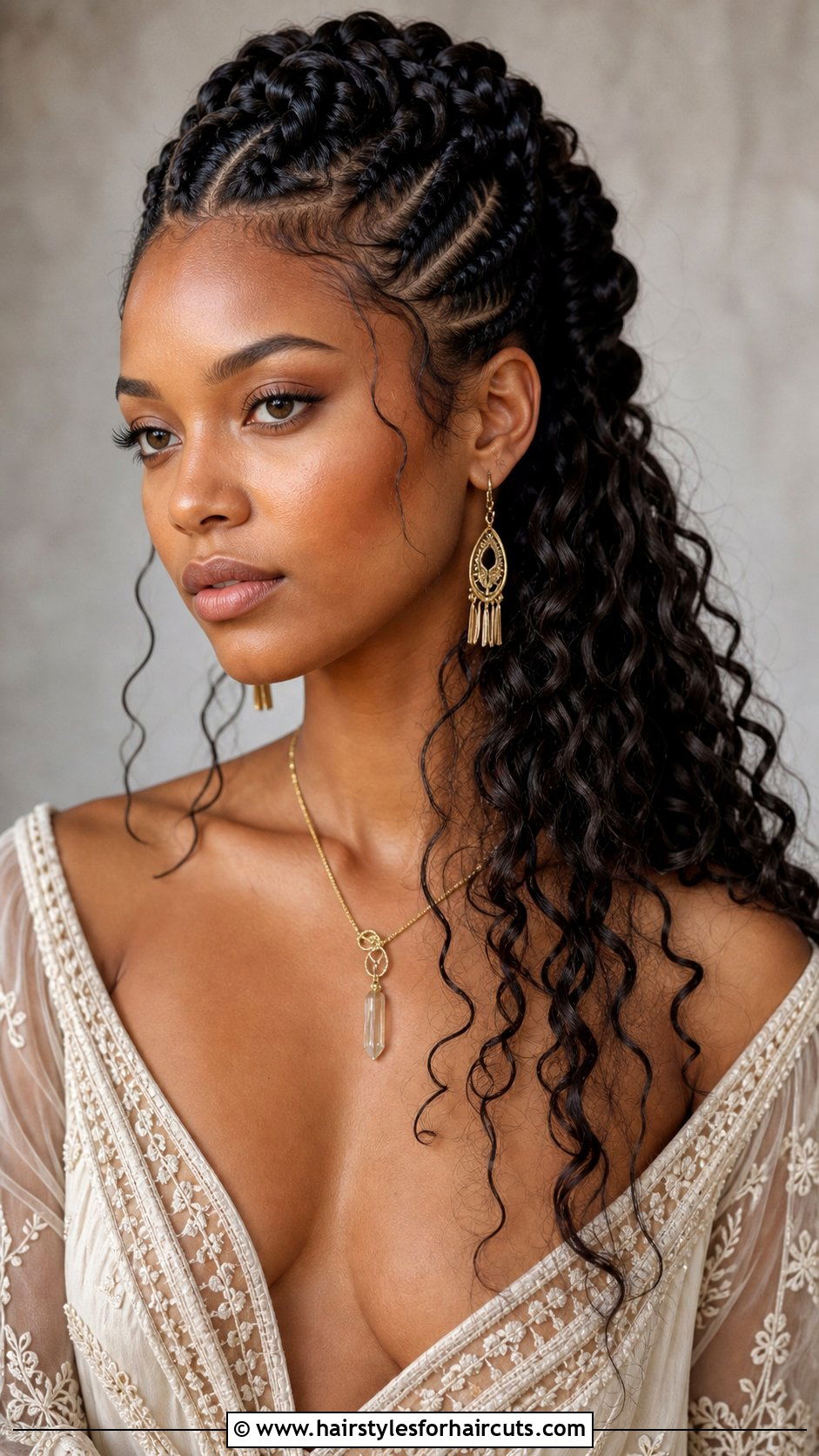 Goddess Braided Mohawk - 25 braided mohawk hairstyles for short hair - 25 braided mohawk hairstyles for short hair