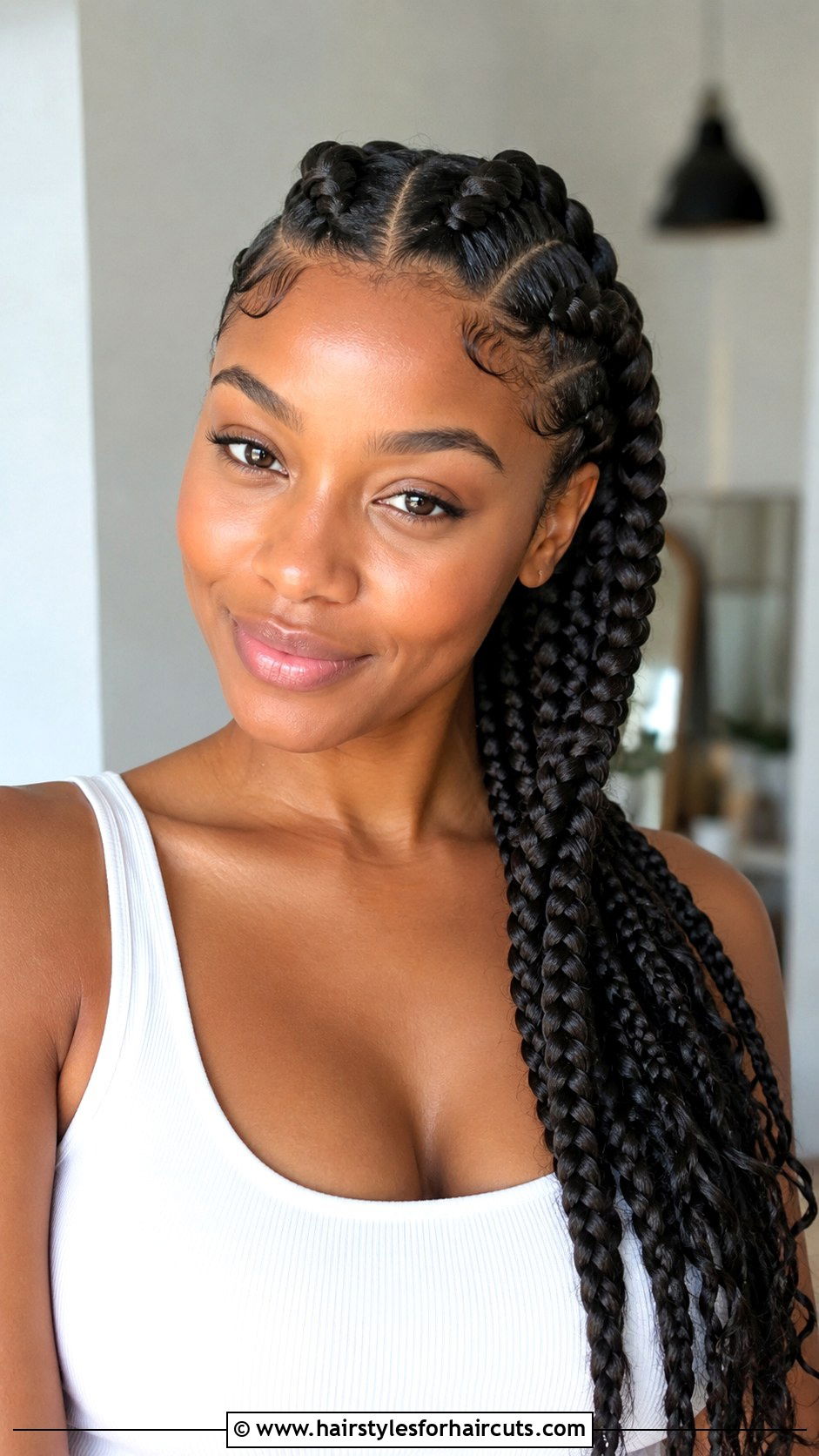 Goddess Braids - 25 best hairstyles for swimming black hair - 25 best hairstyles for swimming black hair