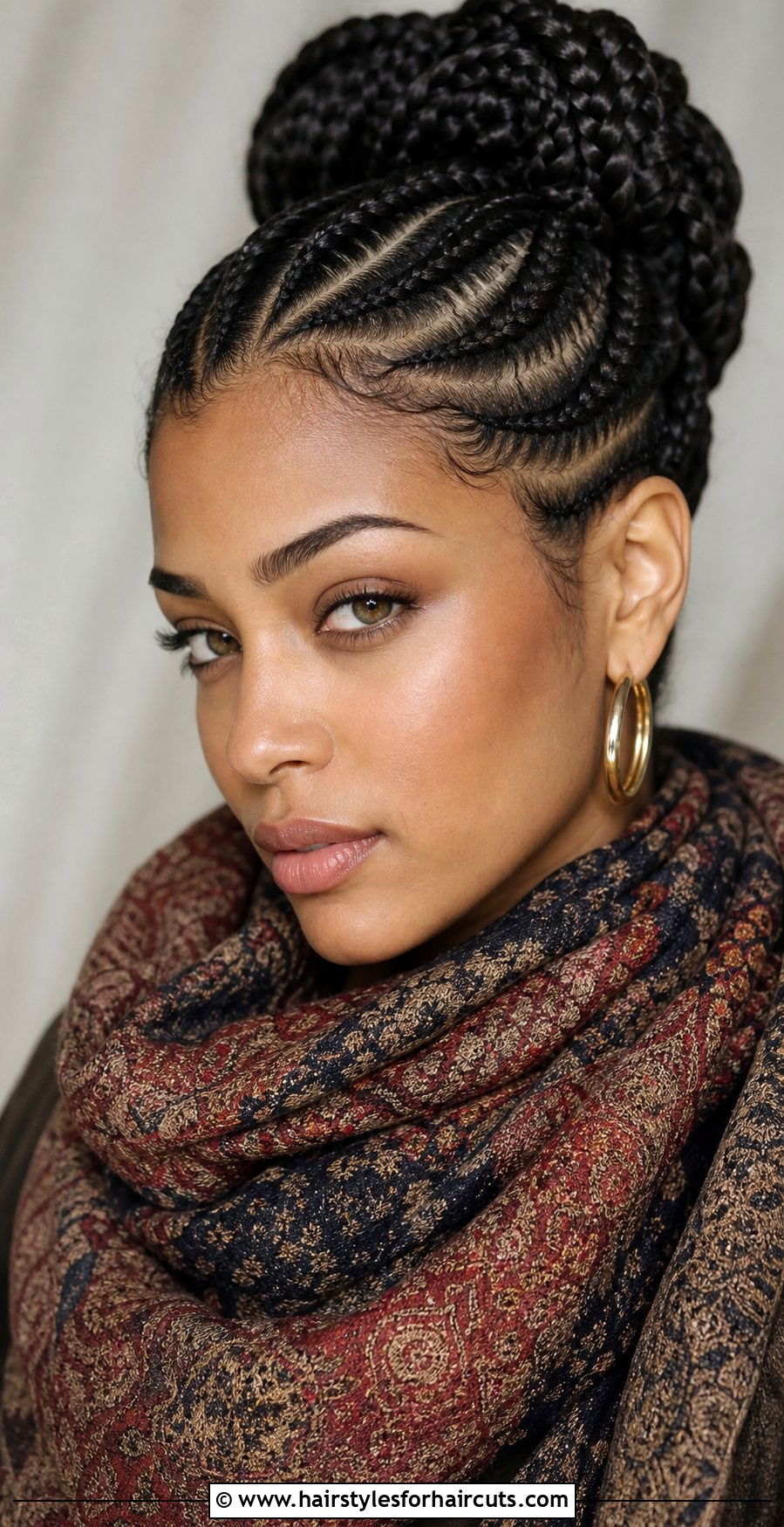 Goddess Braids - 25 winter hairstyles for natural hair - 25 winter hairstyles for natural hair