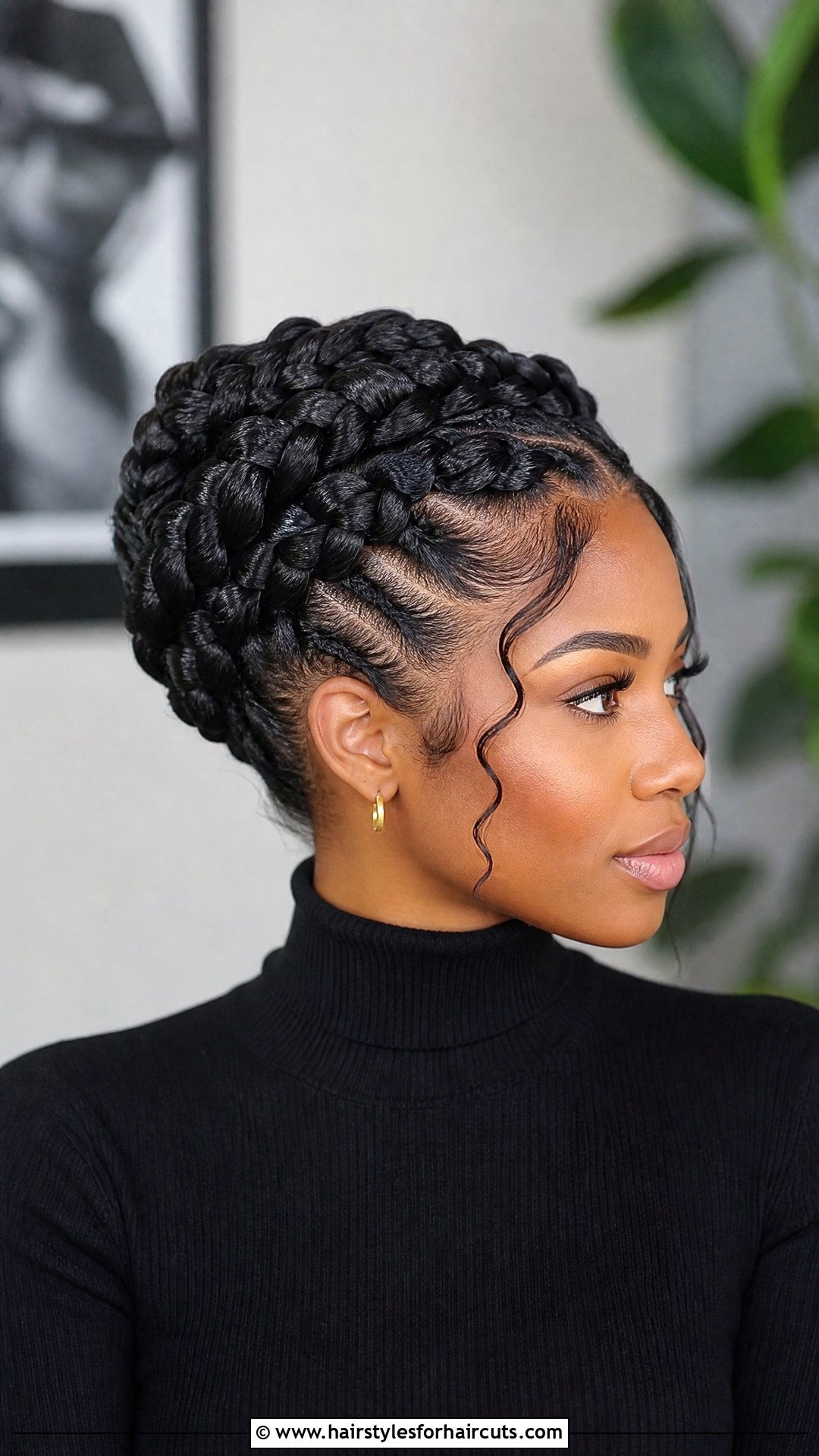 Goddess Braids - 25 winter braid hairstyles for black hair - 25 winter braid hairstyles for black hair