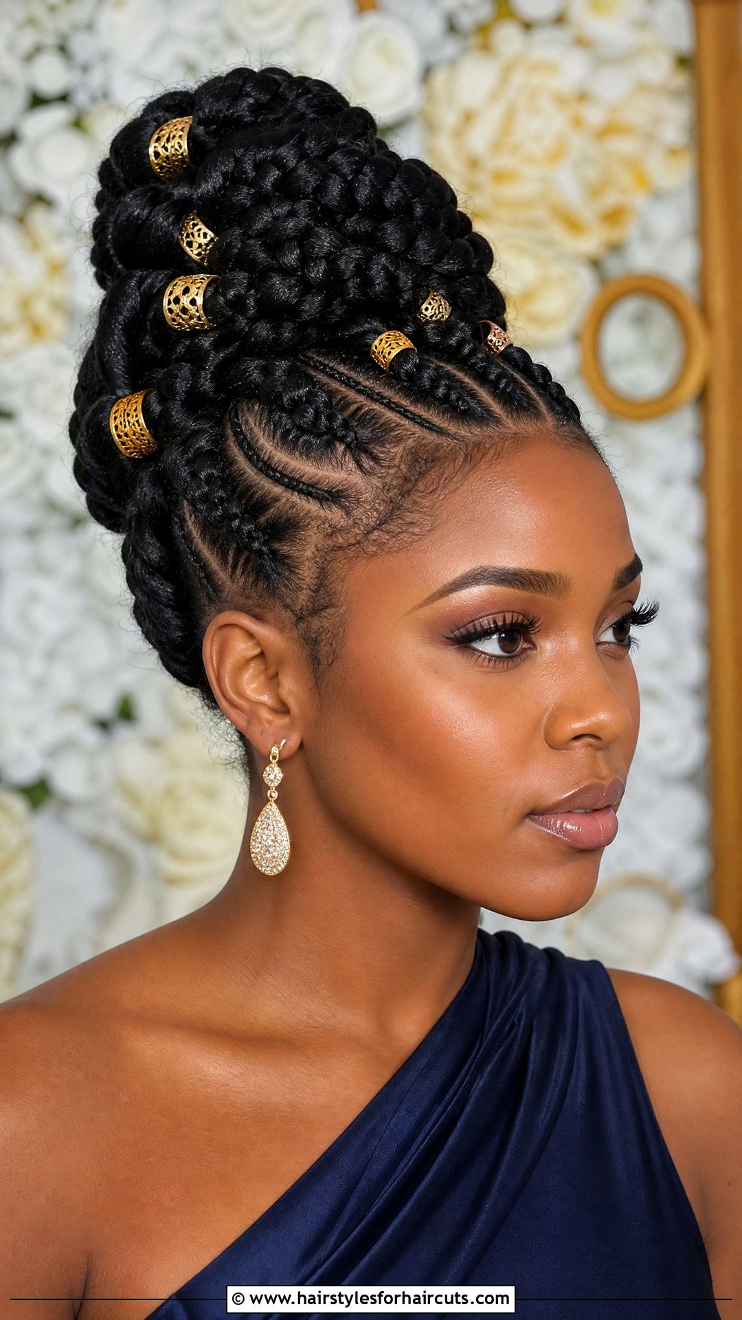 Goddess Braids Protective Hairstyle - 25 beginner easy protective hairstyles for natural hair - 25 beginner easy protective hairstyles for natural hair