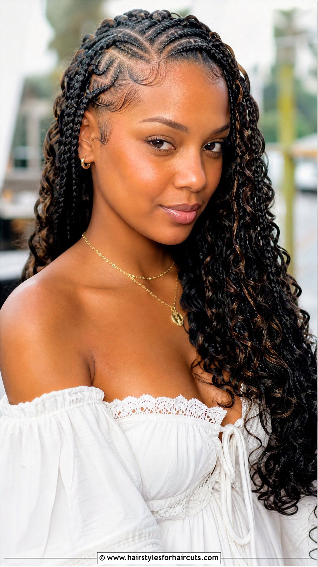 Goddess Braids With Flexi Rod Ends - 25 flexi rod hairstyles on natural hair - 25 flexi rod hairstyles on natural hair