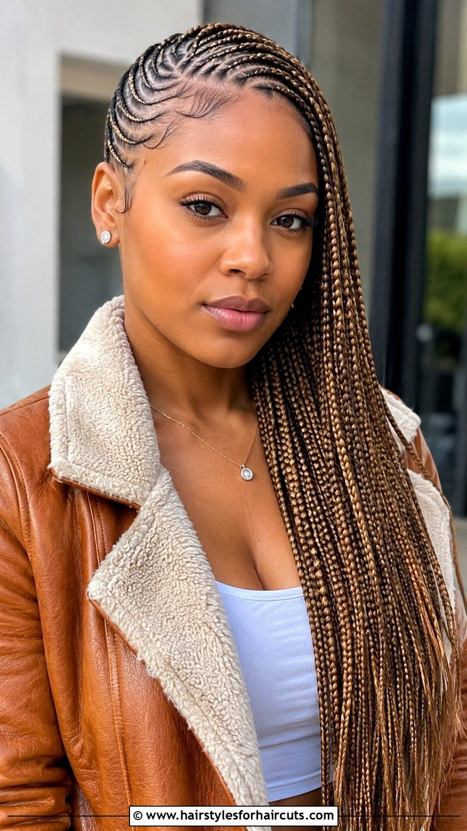 Goddess Cornrows - 25 cornrow hairstyles with natural hair - 25 cornrow hairstyles with natural hair