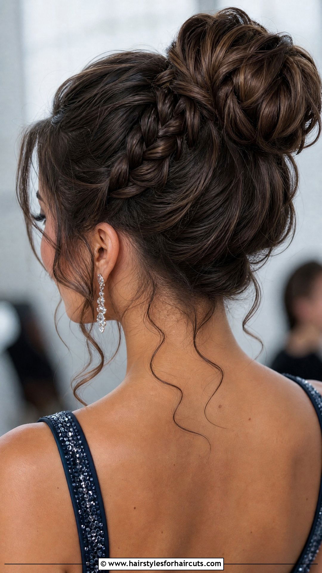 Goddess Fishtail Braid Updo - 25 fishtail braid hairstyles for black hair - 25 fishtail braid hairstyles for black hair