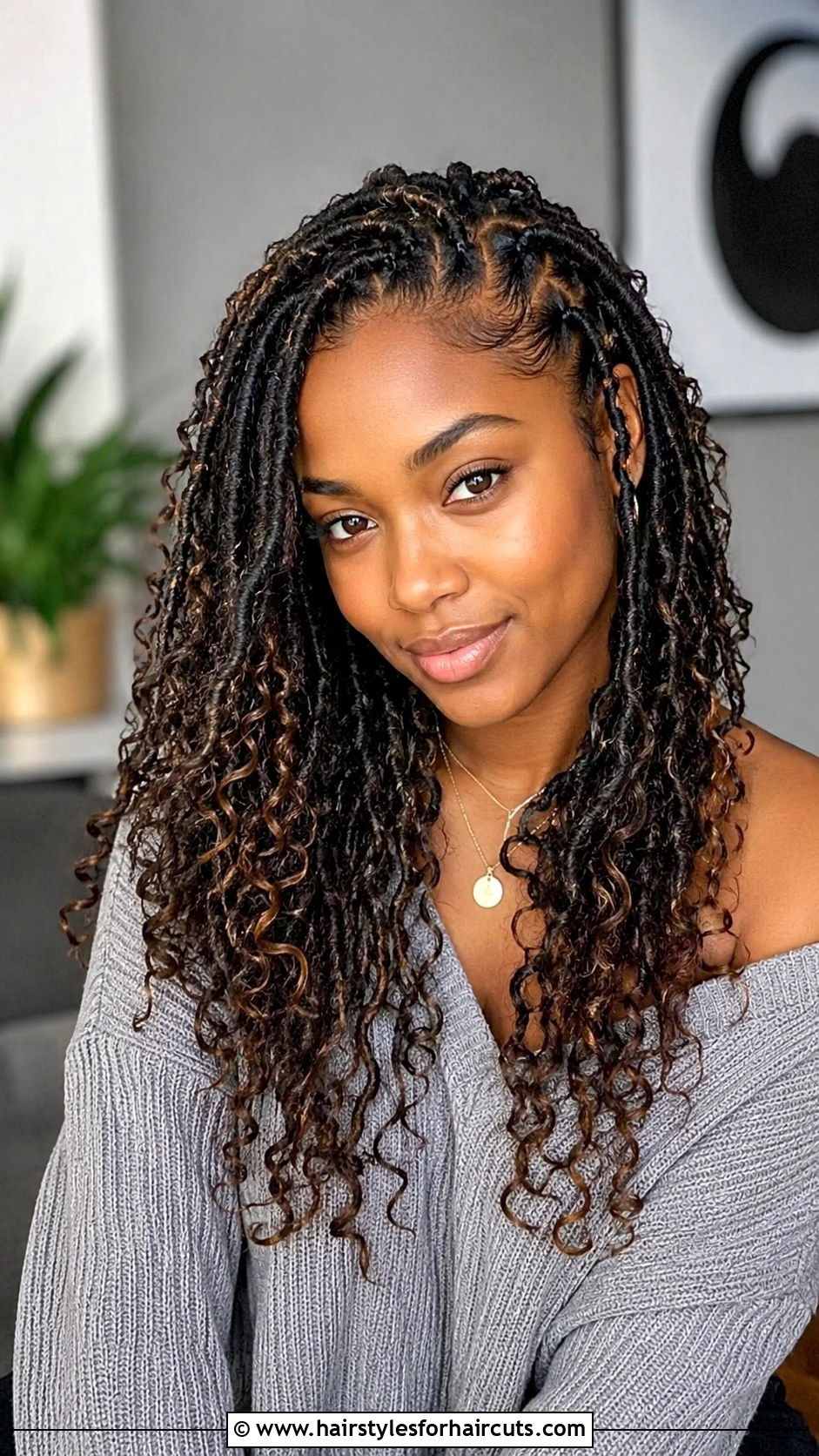 Goddess Locs - 25 winter hairstyles for black hair - 25 winter hairstyles for black hair