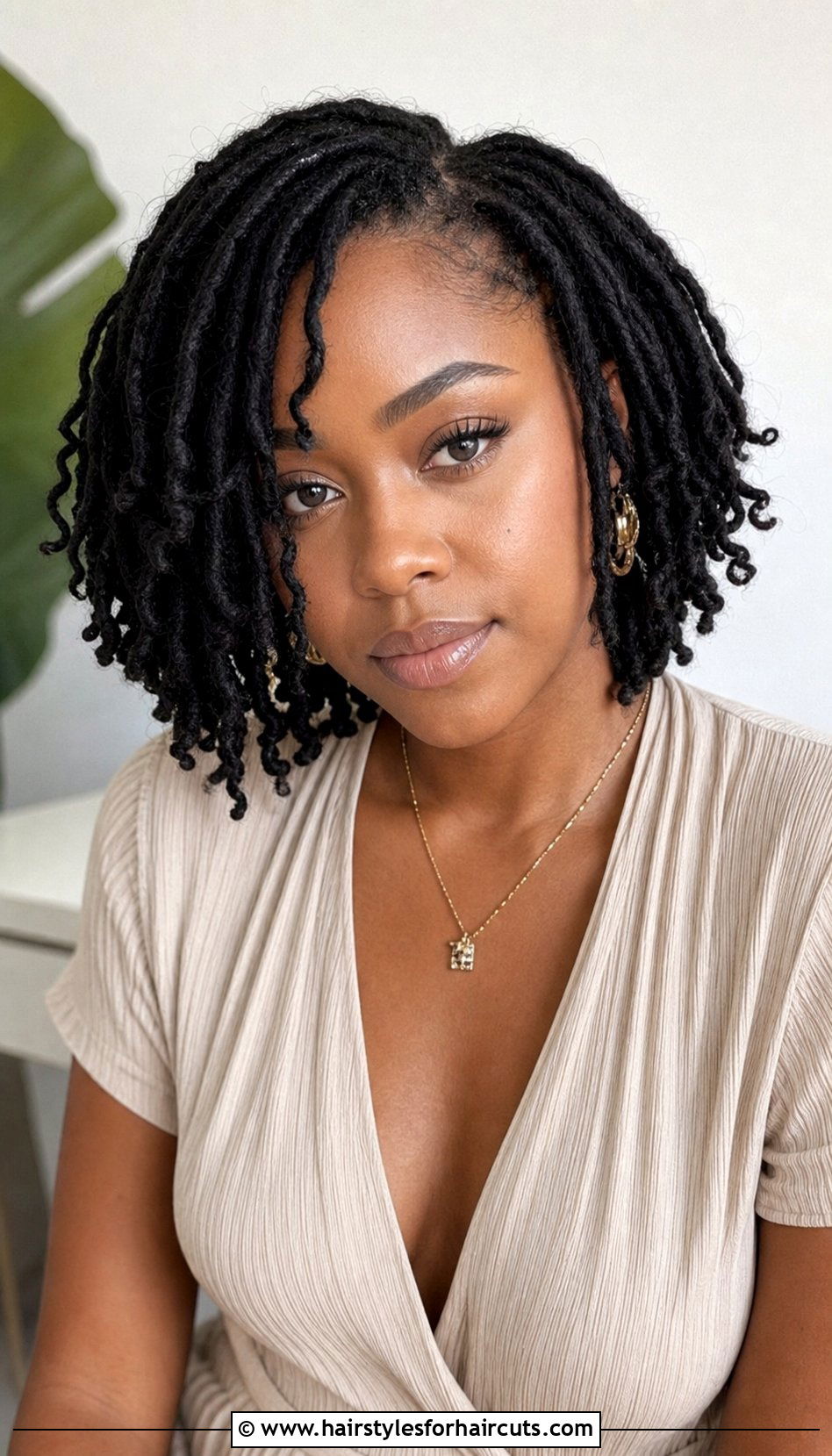 Goddess Locs Bob - 25 faux locs crochet hairstyles - 25 faux locs crochet hairstyles