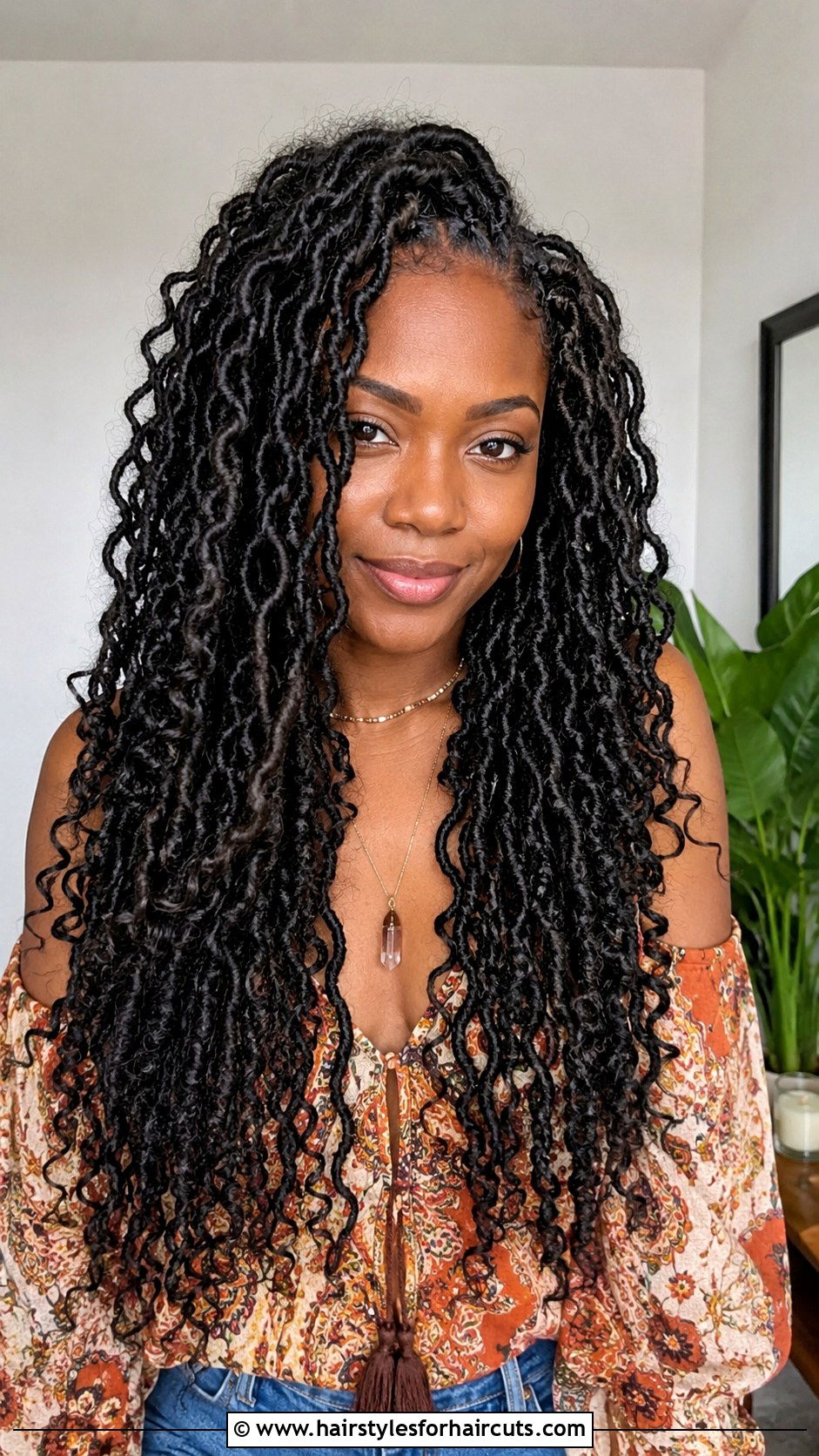 Goddess Locs Down - 25 80s hairstyles for black hair - 25 80s hairstyles for black hair