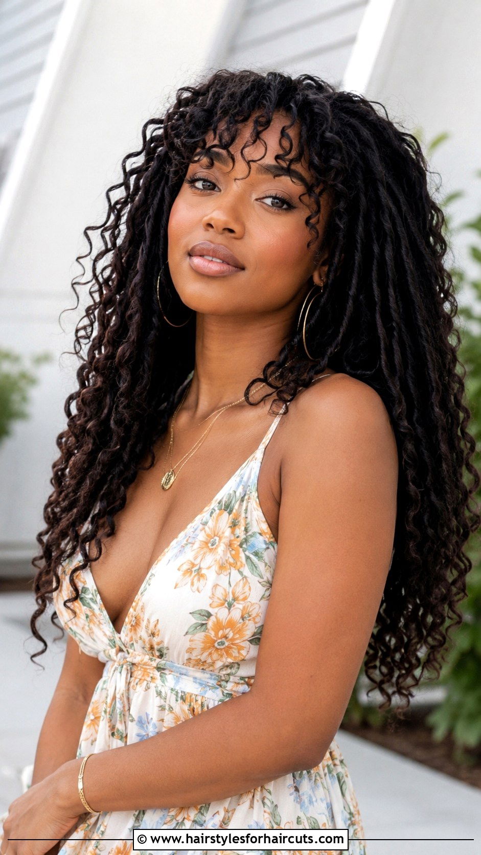 Goddess Locs With Curly Bangs - 25 curly crochet hairstyles with bangs - 25 curly crochet hairstyles with bangs