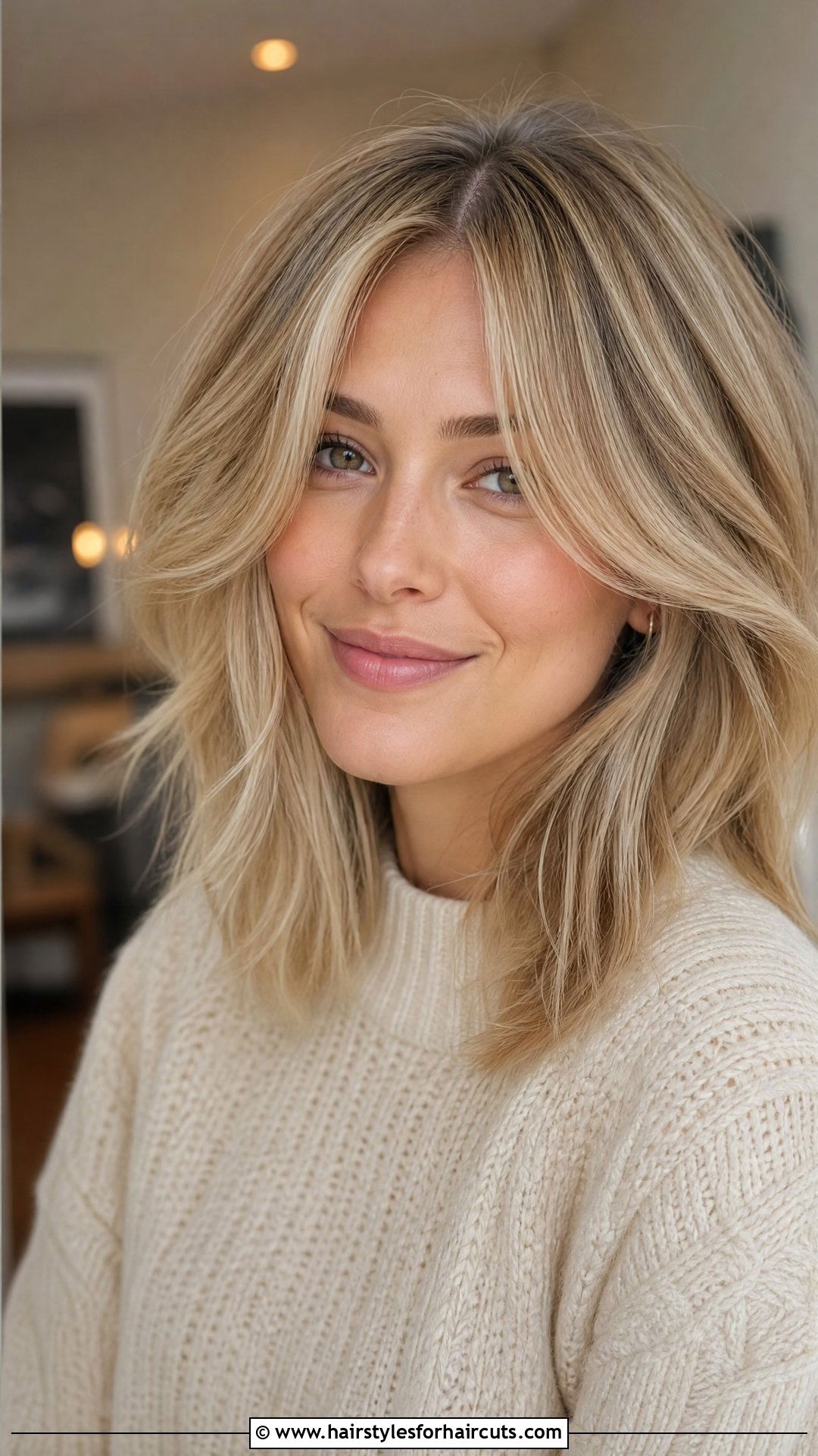 Golden Blonde Curtain Bangs Haircut - 25 haircuts blonde - 25 haircuts blonde