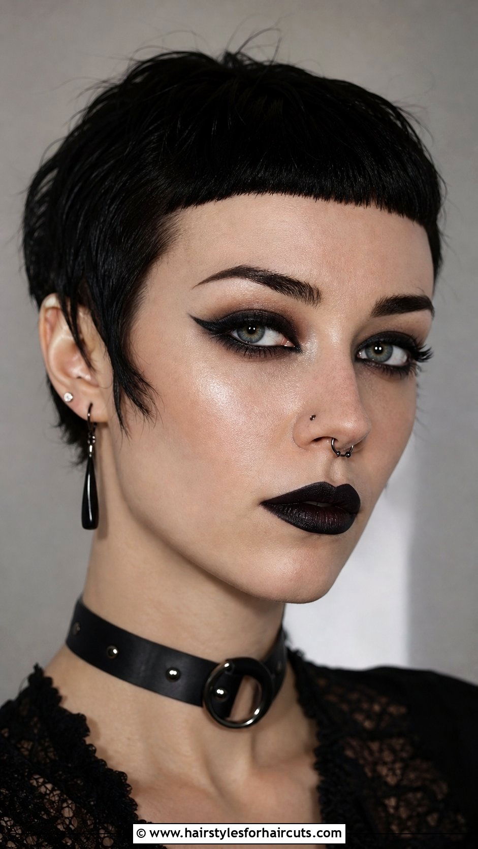 Goth Micro Bangs Short Hair - 25 goth hairstyles for short hair - 25 goth hairstyles for short hair