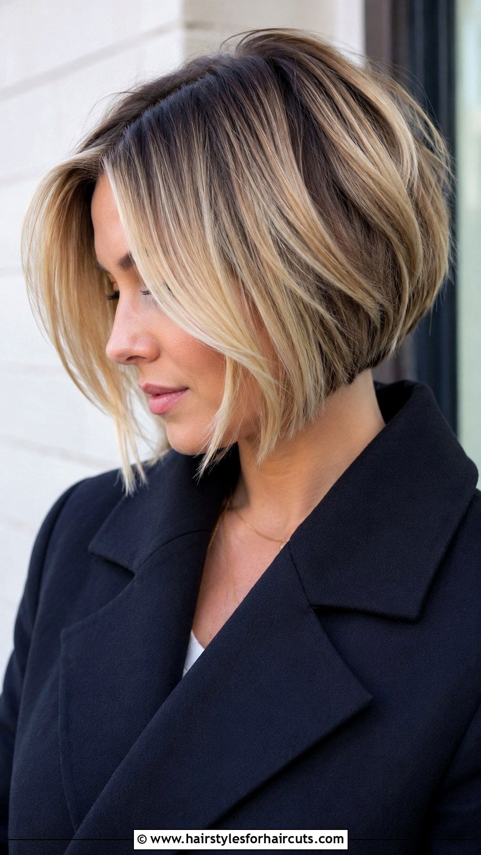 Graduated Balayage Bob Haircut - 25 balayage hair bob haircuts - 25 balayage hair bob haircuts