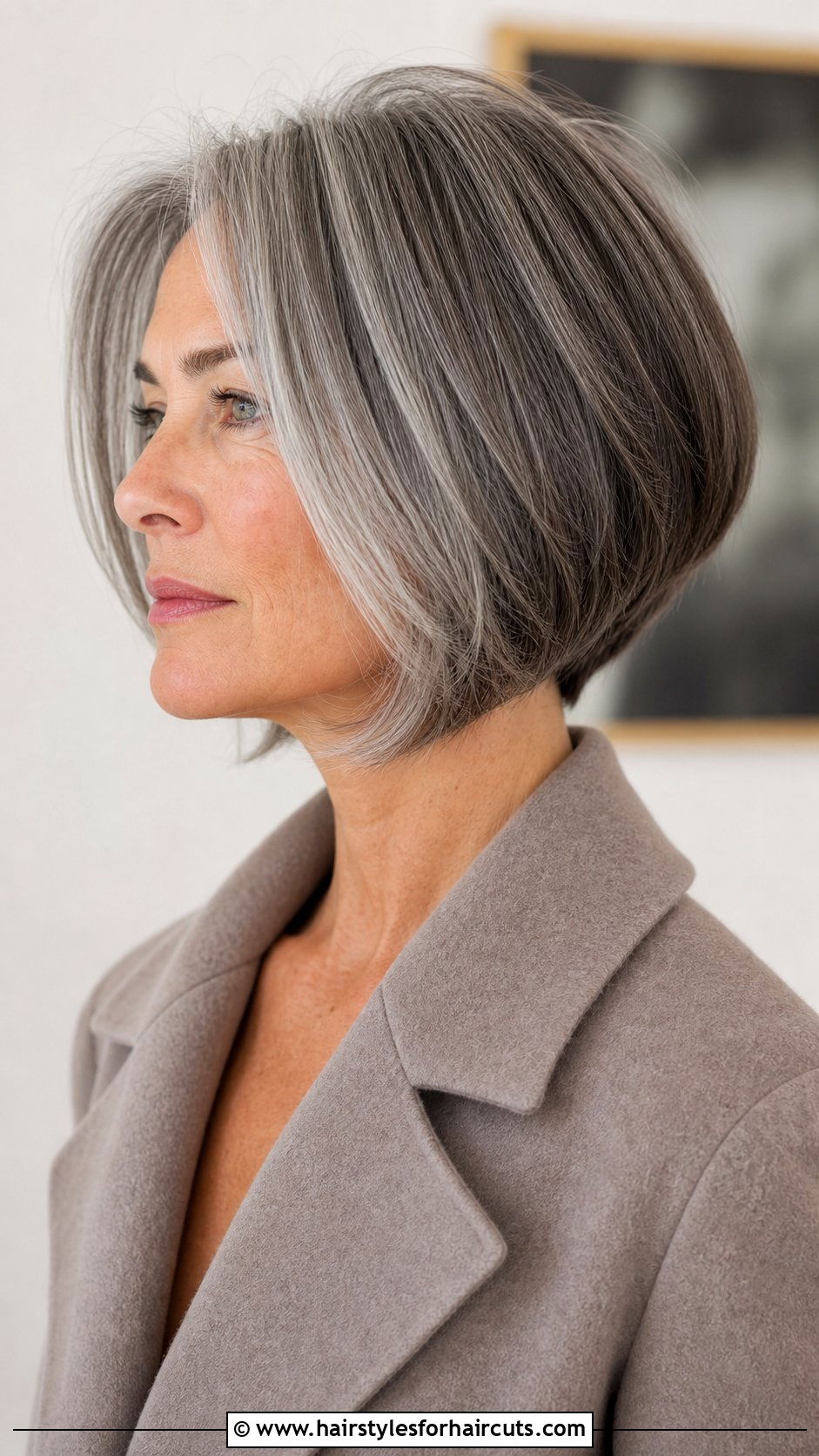 Graduated Bob Grey Hair - 25 hairstyles for grey hair over 70 - 25 hairstyles for grey hair over 70