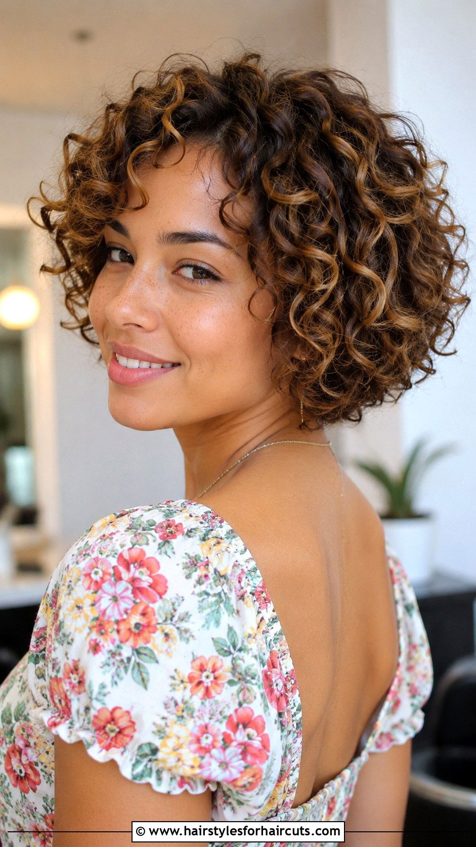 Graduated Curly Bob - 25 bob hairstyles for curly hair over 50 - 25 bob hairstyles for curly hair over 50