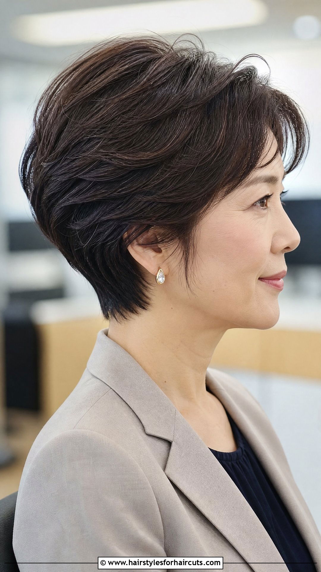 Graduated Wedge Haircut - 25 wedge haircuts for wavy hair - 25 wedge haircuts for wavy hair