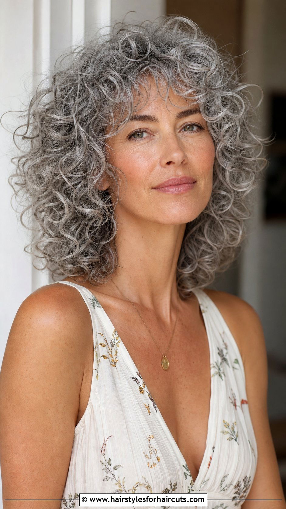 Gray Curly Shag - 25 gray hairstyles for women over 60 - 25 gray hairstyles for women over 60