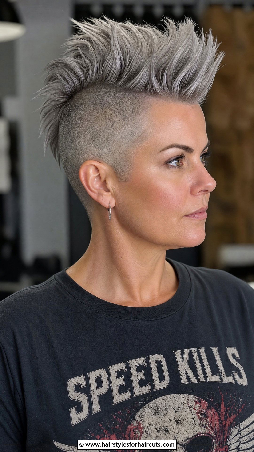 Gray Mohawk Haircut Women - 25 gray haircuts women - 25 gray haircuts women