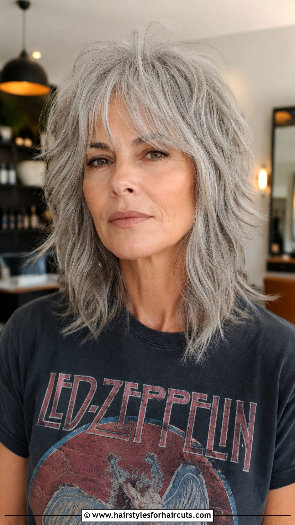 Gray Shag Haircut - 25 gray hairstyles for women over 50 - 25 gray hairstyles for women over 50