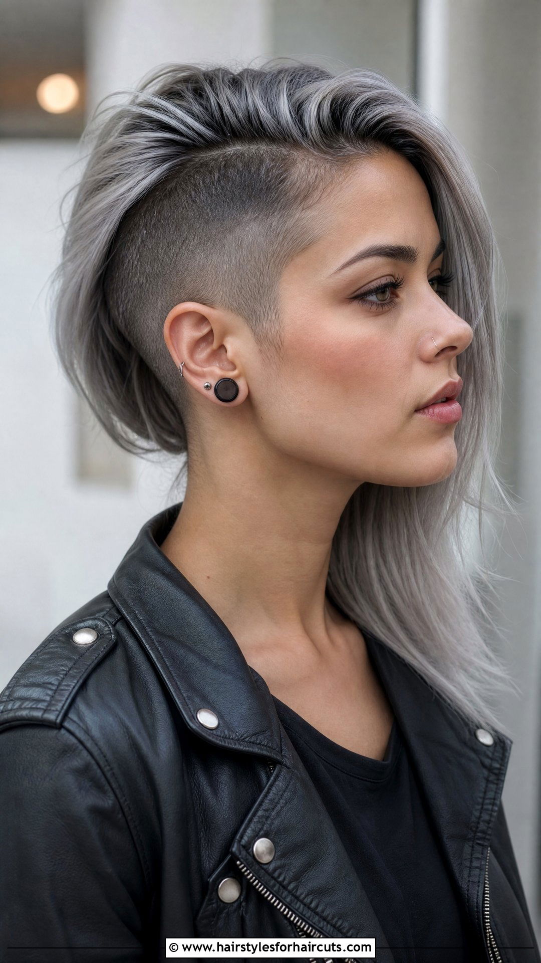 Gray Undercut Women - 25 women gray hairstyles - 25 women gray hairstyles