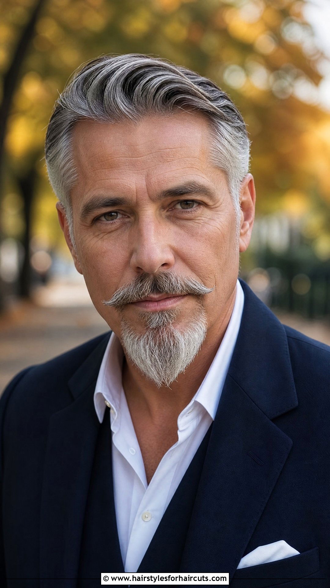 Gray Van Dyke Beard - 25 van dyke facial hairstyles - 25 van dyke facial hairstyles