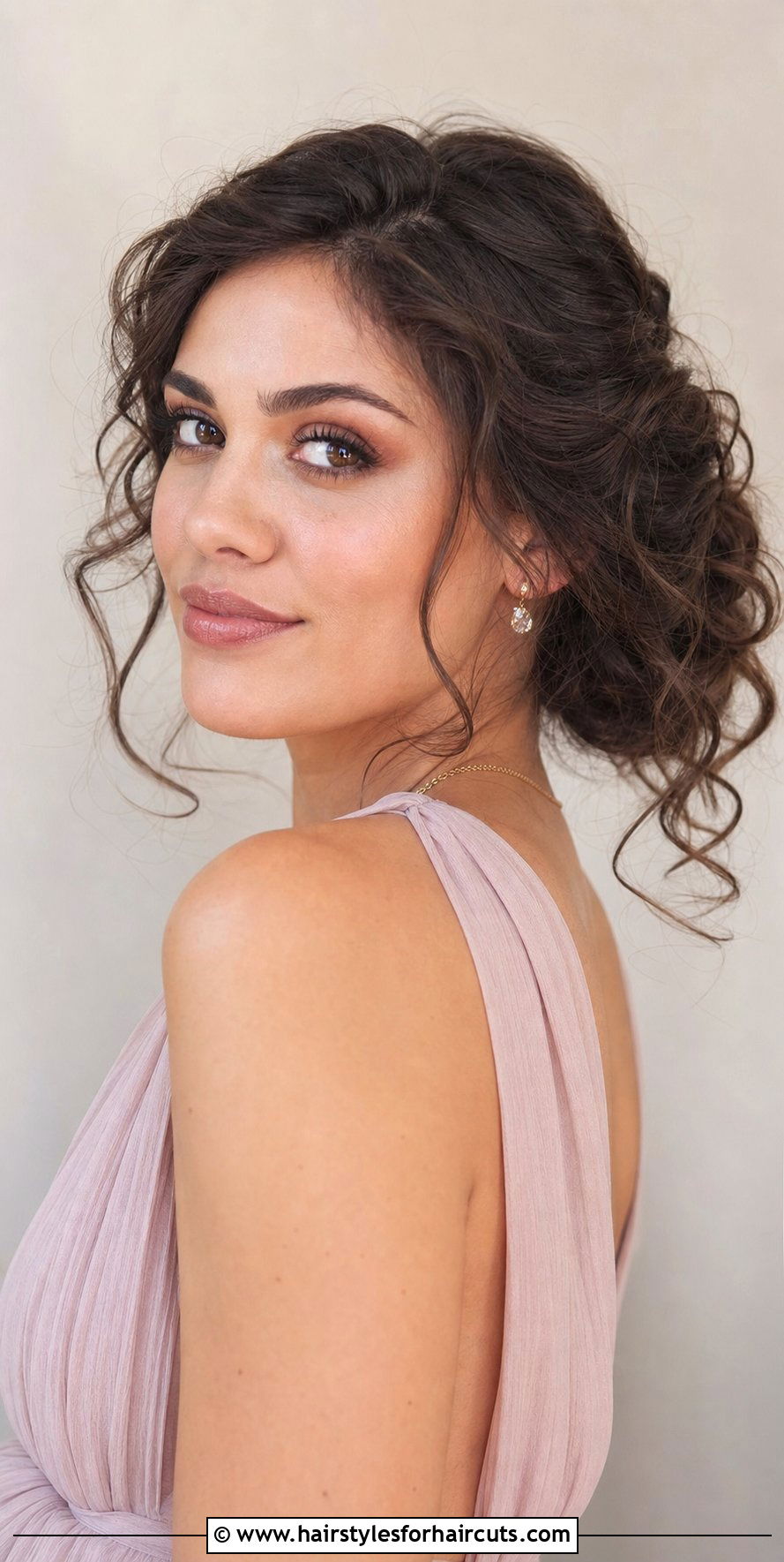 Grecian Updo With Loose Curls - 25 greek hairstyles - 25 greek hairstyles