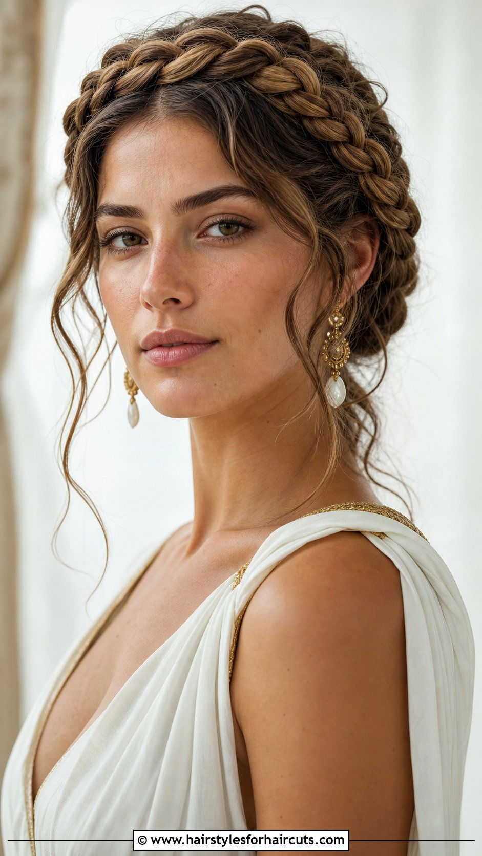 Greek Goddess Crown Braid - 25 greek hairstyles - 25 greek hairstyles