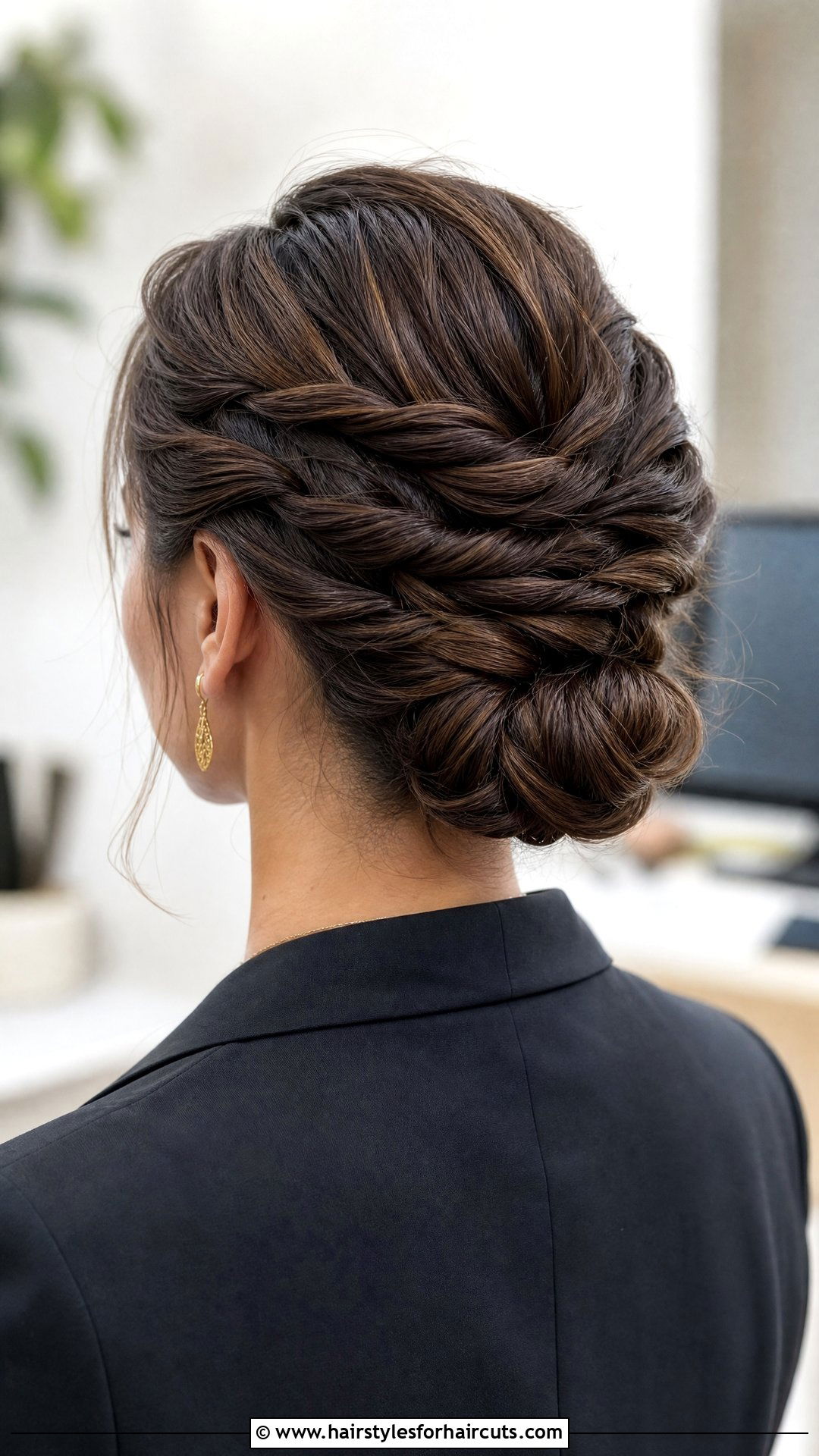 Greek Goddess Rope Twist Updo - 25 greek goddess hairstyles for long hair - 25 greek goddess hairstyles for long hair