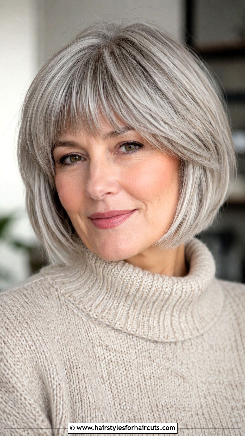 Grey Bob With Bangs - 25 bob hairstyles grey hair - 25 bob hairstyles grey hair