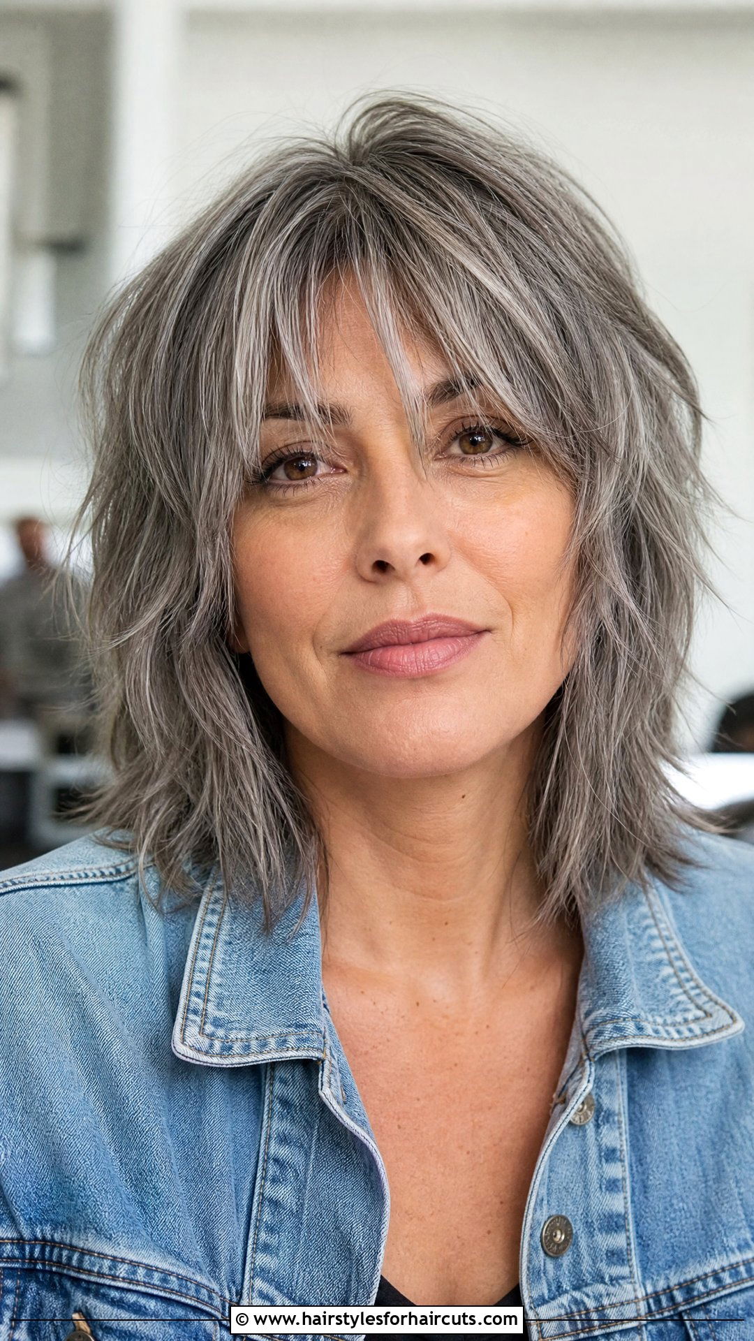 Grey Shag Haircut - 25 grey hair womens hairstyles - 25 grey hair womens hairstyles