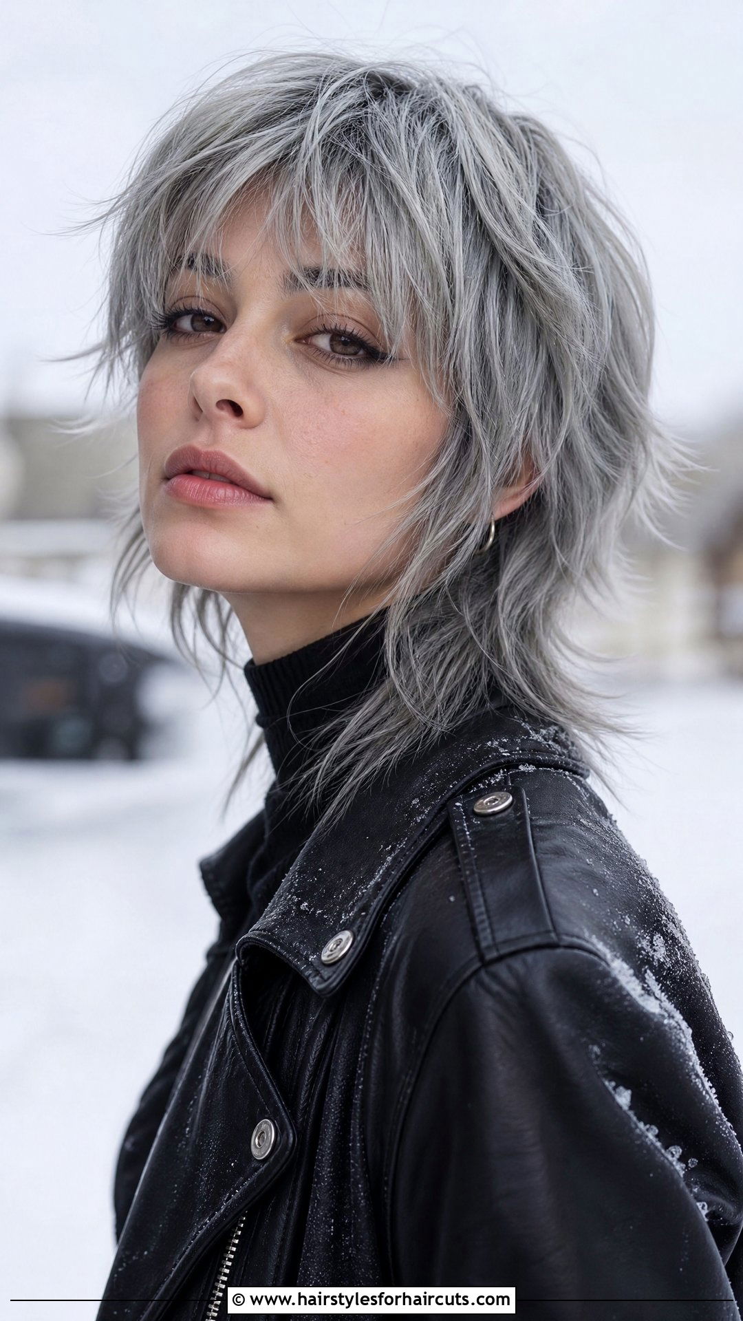 Grey Wolf Cut - 25 women grey hairstyles - 25 women grey hairstyles