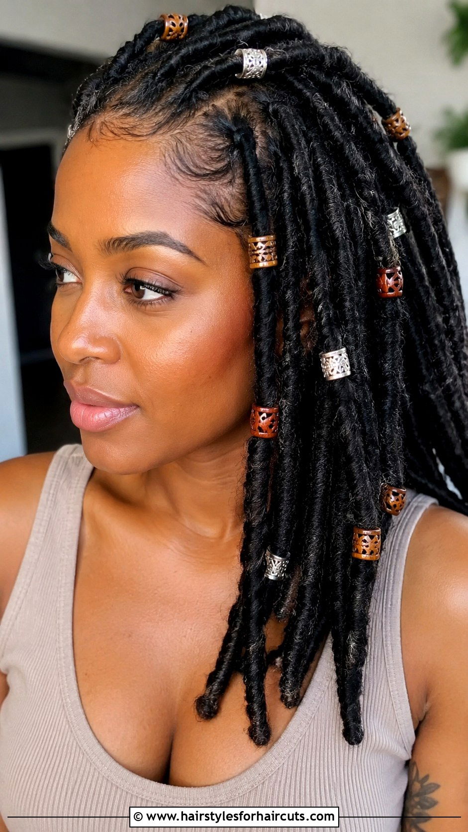 Hair Cuffs On Faux Locs - 25 haircuts accessories - 25 haircuts accessories