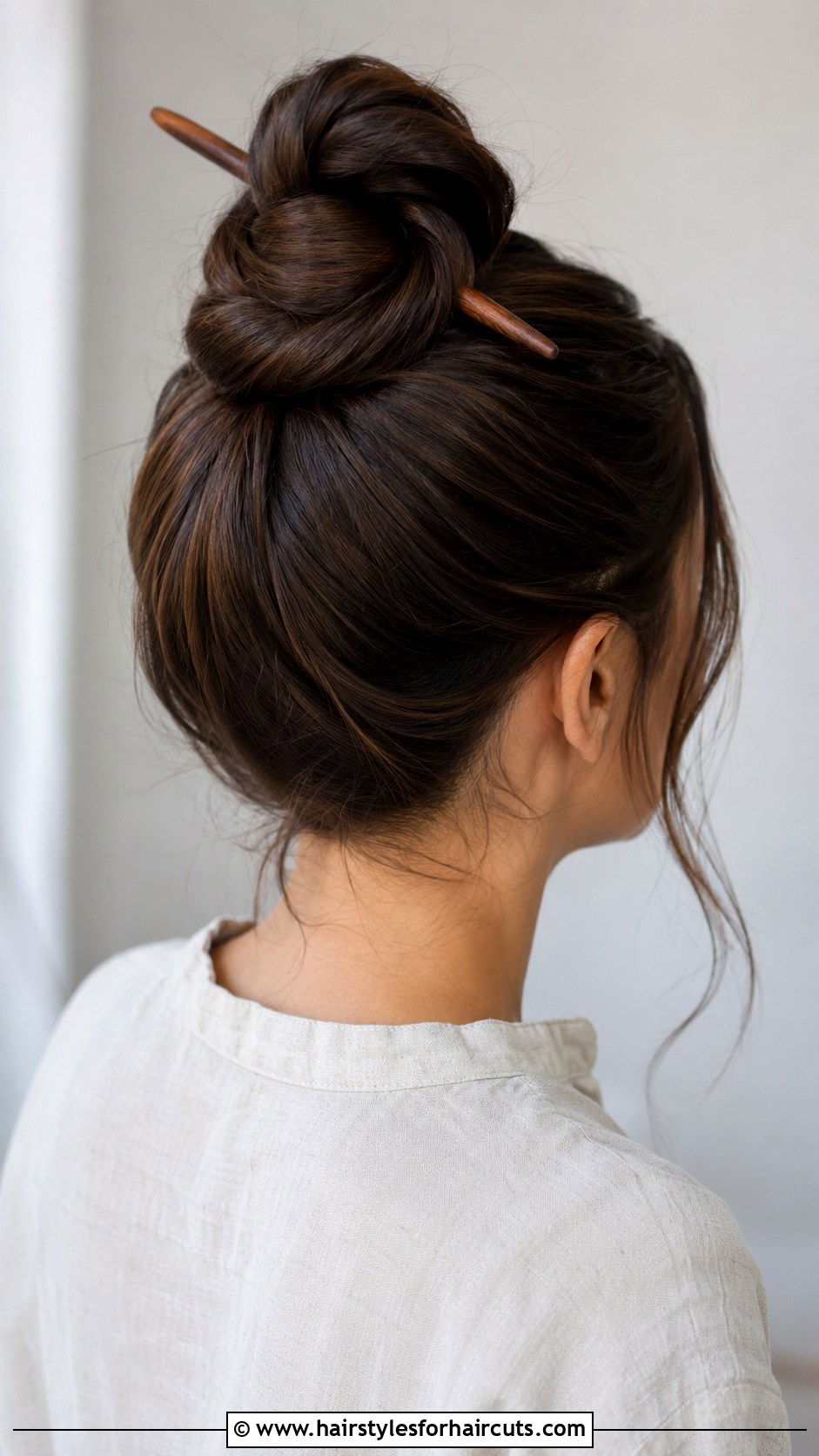 Hair Stick Bun - 25 hairstyles without hair tie - 25 hairstyles without hair tie