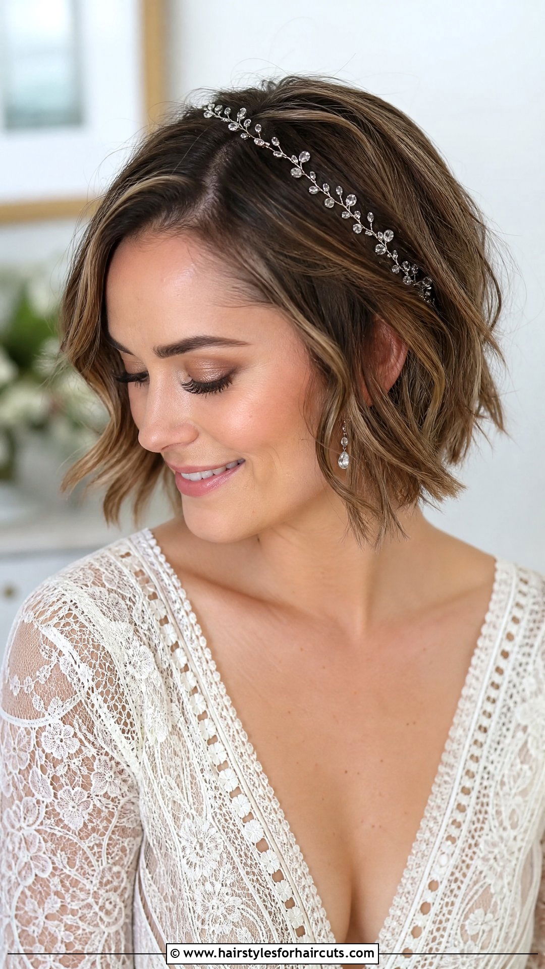Hair Vine Short Bob - 25 wedding hairstyles for short bob - 25 wedding hairstyles for short bob