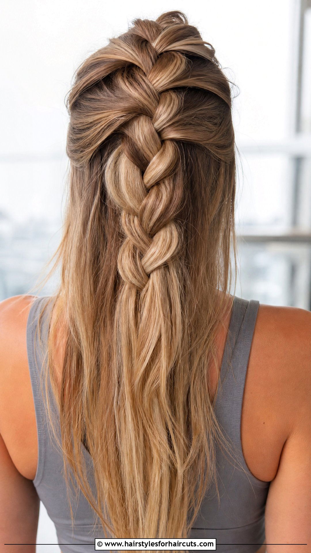 Half Back Dutch Braid - 25 half back hairstyles - 25 half back hairstyles