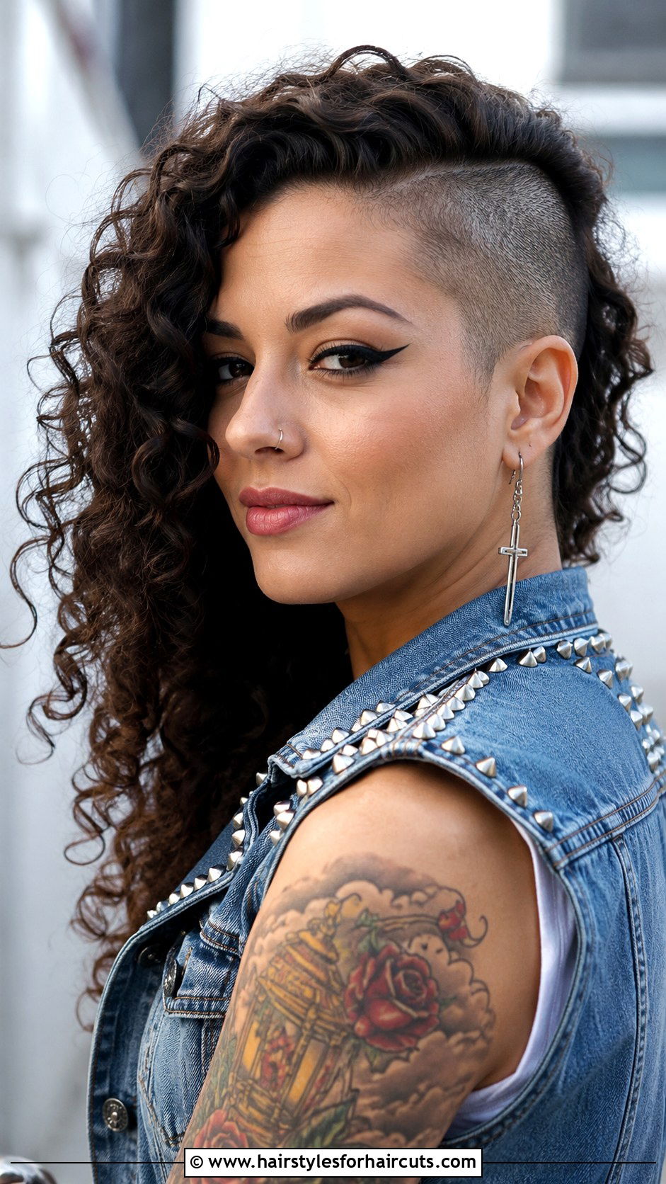 Half Shaved Curly Cut - 25 curly hair lightskin haircuts - 25 curly hair lightskin haircuts