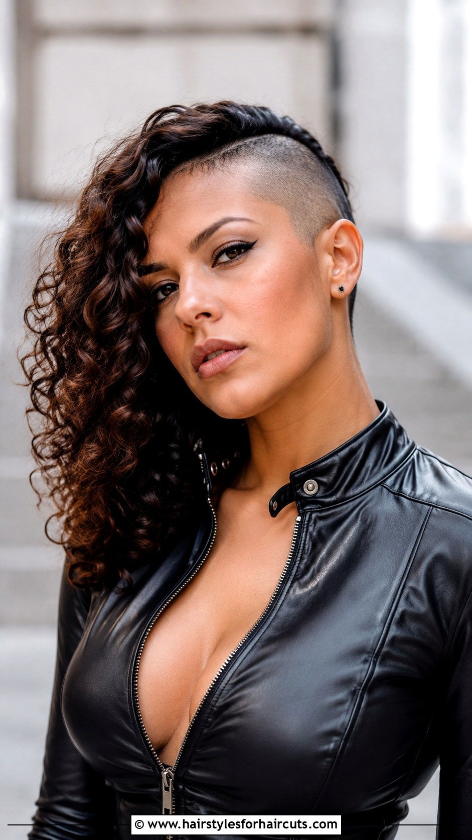 Half Shaved Curly Hair - 25 curly hair baddie hairstyles - 25 curly hair baddie hairstyles