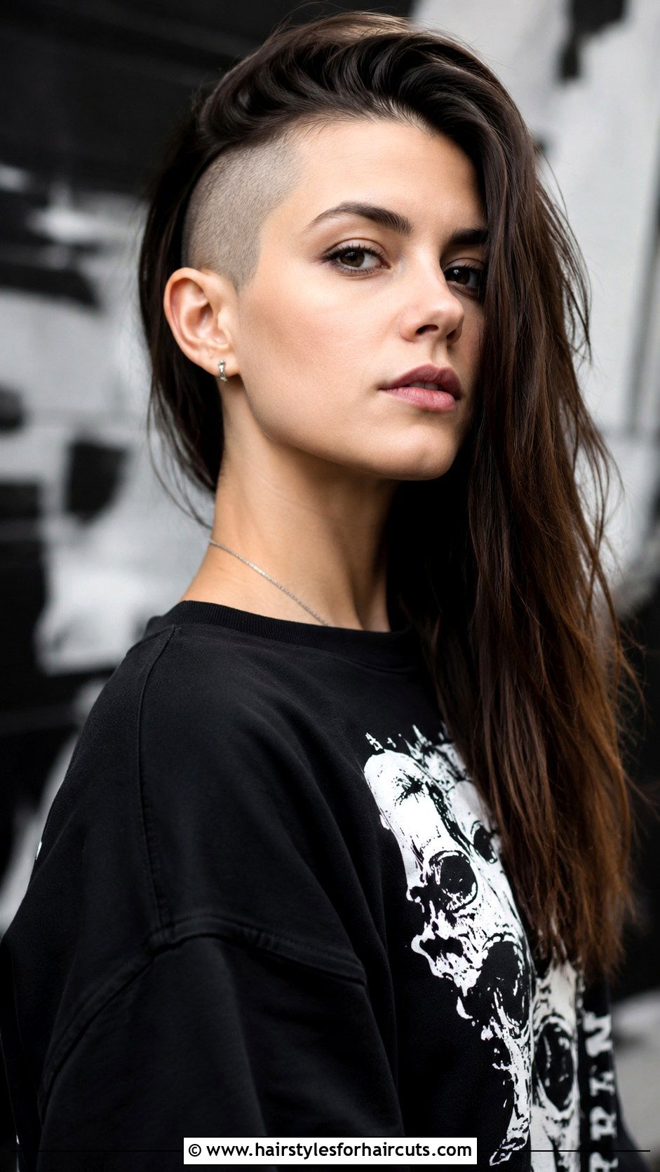 Half Shaved Head Long Hair - 25 craziest haircuts - 25 craziest haircuts