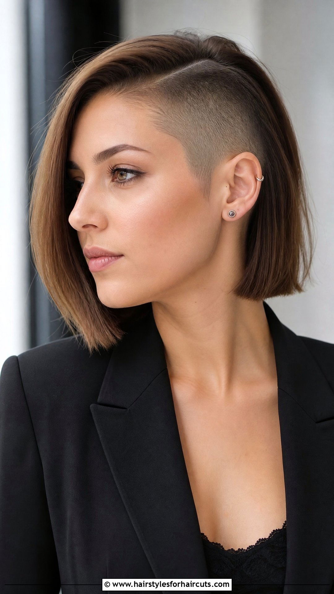 Half Shaved Side Bob - 25 wicked hairstyles - 25 wicked hairstyles