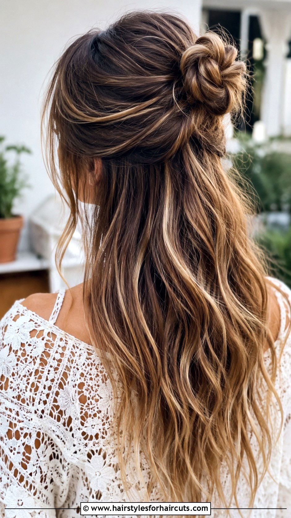 Half Up Chignon - 25 chignon hairstyles - 25 chignon hairstyles