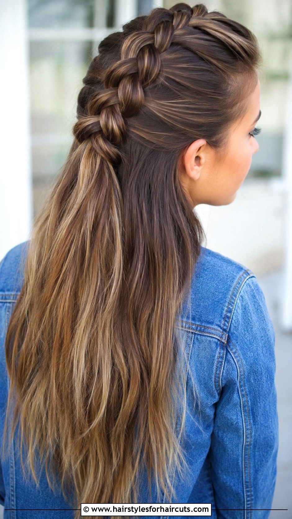 Half Up Dutch Braid - 25 half haircuts - 25 half haircuts