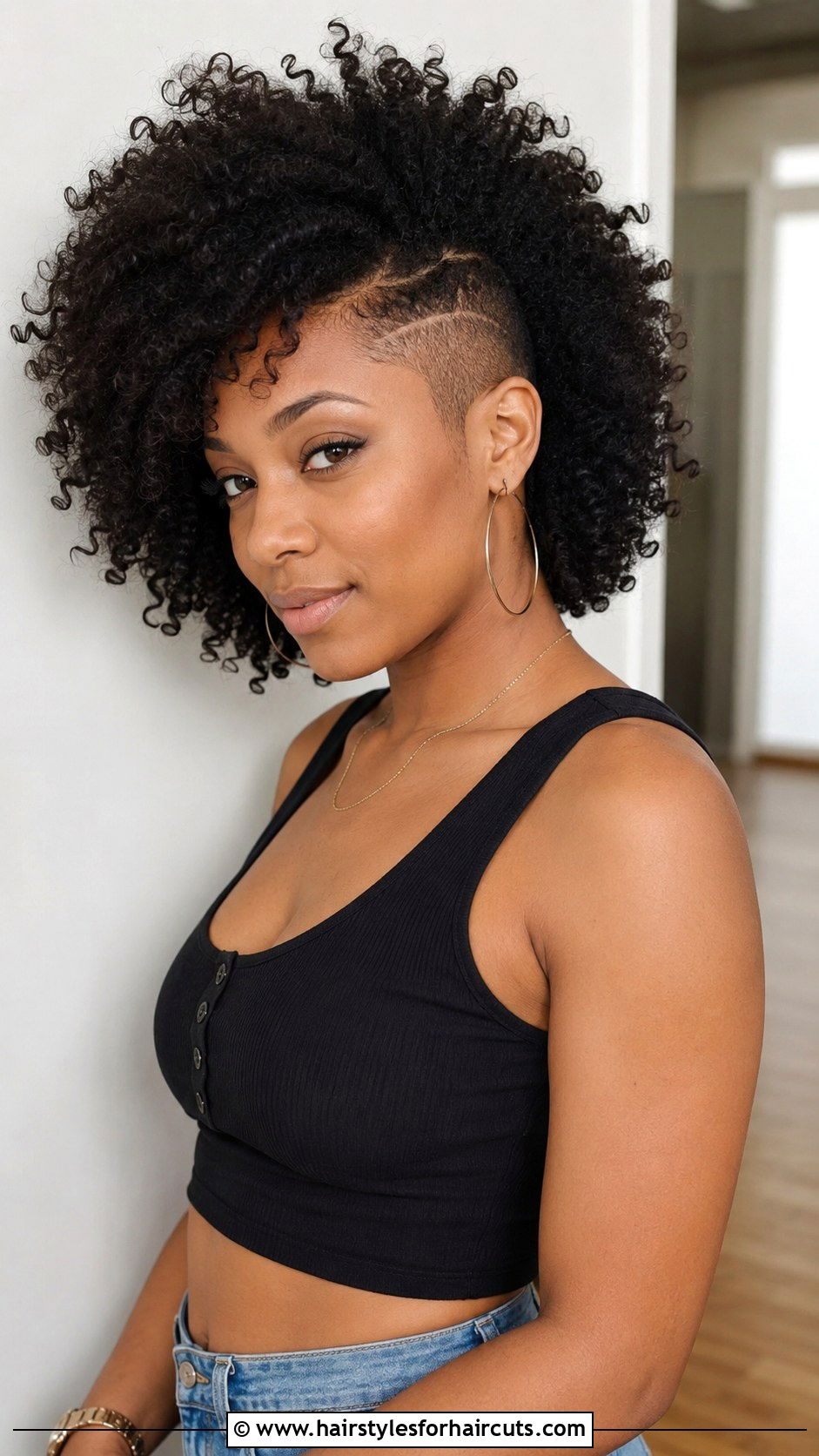 Half Up Half Down Afro - 25 afro hairstyles for natural hair - 25 afro hairstyles for natural hair