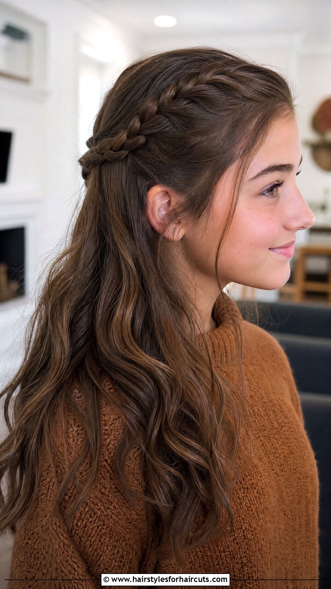 Half Up Half Down Braid - 25 first day of school hairstyles - 25 first day of school hairstyles